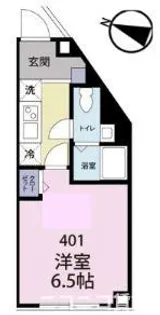 モンレーヴ南千住【4階】の間取り