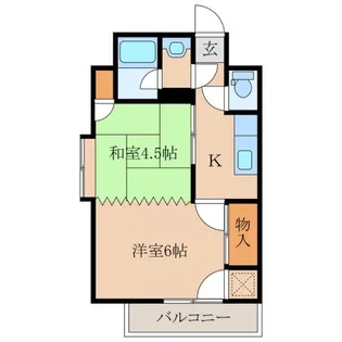 シュービル【4階】の間取り