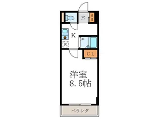 SUN VISTA四条【5階】の間取り