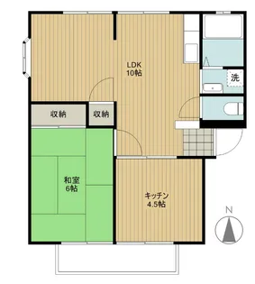 キャンディシュトラウセ【1階】の間取り