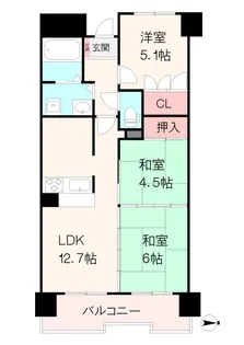 ファミール伊丹デュオ【2階】の間取り