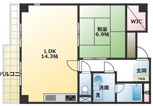 エクシーブ中野【3階】の間取り