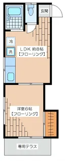 フォレスト甲陽【1階】の間取り