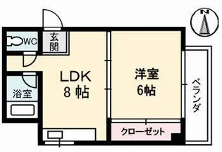 土肥ビル【4階】の間取り