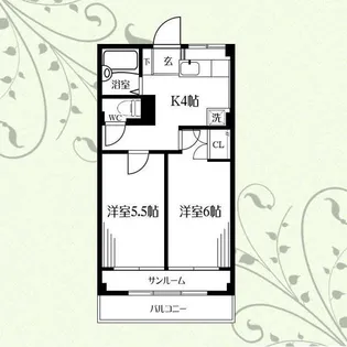 クラウディII【3階】の間取り