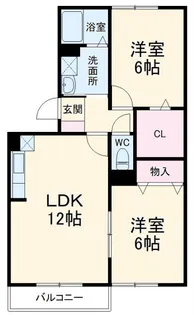 ジェントリー【2階】の間取り