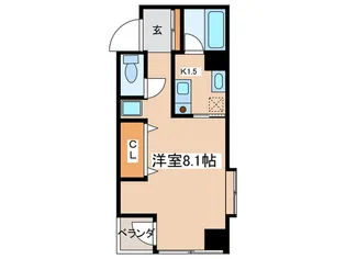 JUST南船場【3階】の間取り