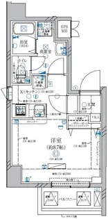 ディアレイシャス両国【3階】の間取り