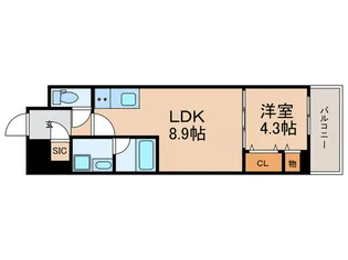 プライムガーデン若木【3階】の間取り