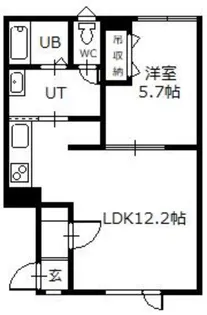 グランツ【2階】の間取り
