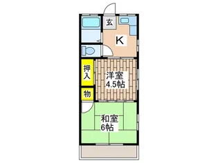 第2コーポ気賀沢【2階】の間取り