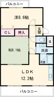 フィオーレ【1階】の間取り