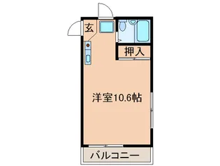 コ-ポかすが【3階】の間取り