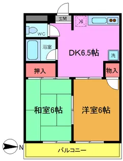 コスモリード船橋イースト【2階】の間取り