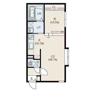 Bliss(ブリス)【4階】の間取り
