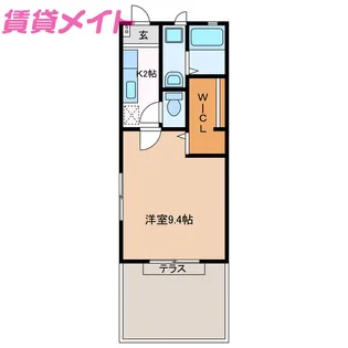 フローラ【1階】の間取り
