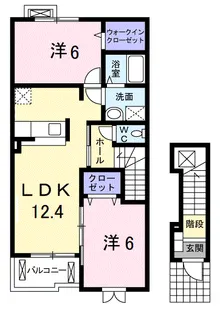 ベル・アルカンシェル【2階】の間取り