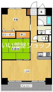 Uマンション【8階】の間取り