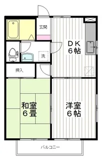 ボルベールA【2階】の間取り