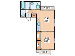 リーブス京橋【3階】の間取り