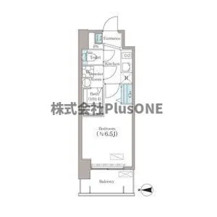 エスリードレジデンス ザ・グラン大阪ノア【2階】の間取り
