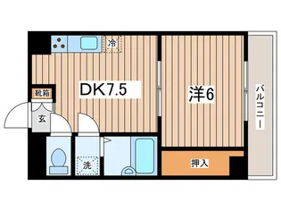 ゴールデンパーク【2階】の間取り