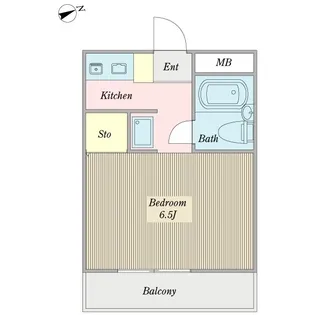 アミューズ中山【5階】の間取り