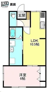 にしき琴芝駅前【2階】の間取り