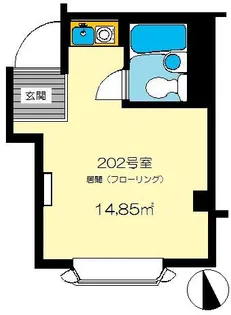 リバーイースト【2階】の間取り