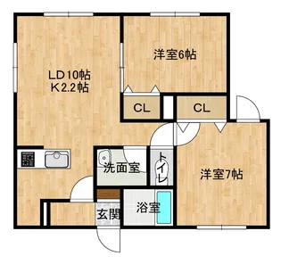 マグネットIII【2階】の間取り