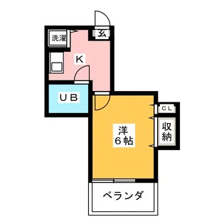 ポル・アビオン【2階】の間取り