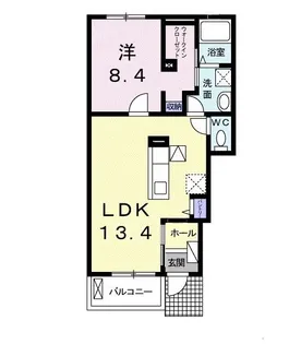 ラベリーズ・アン ジェIIA【1階】の間取り