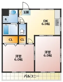 フラワーパーク【4階】の間取り