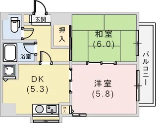 シャルムMITI【3階】の間取り