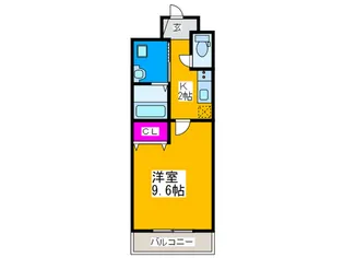 サニーコート香ヶ丘【3階】の間取り