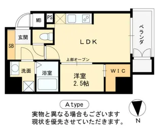 Krystal FimethI番館【8階】の間取り