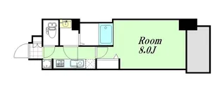 フォーリアライズ梅田レーベン【2階】の間取り