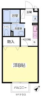 リバーサイド下小路【2階】の間取り