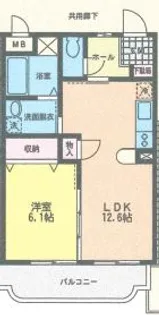 ユーミーマンションK【3階】の間取り