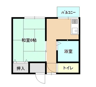 リバーサイドハイツフドウ【2階】の間取り