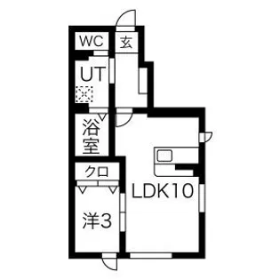 リヴェール・スピカ【1階】の間取り