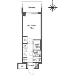 コンフォリア新大阪宮原Q【11階】の間取り