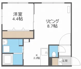 MAISON BONHEUR(メゾンボヌール)【2階】の間取り