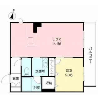 シャーメゾン堀川【2階】の間取り