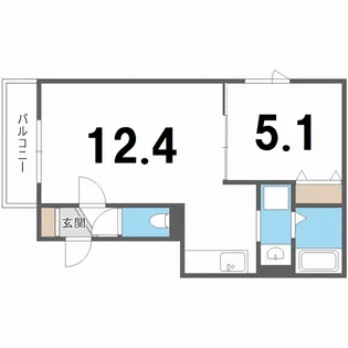 グレイス厚別【1階】の間取り