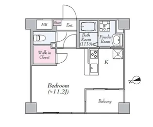 ラフィネール【1階】の間取り