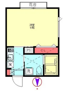 マ・ピエス西生田4【2階】の間取り