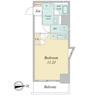 BSレジデンス栄【3階】の間取り