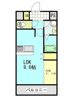 トレステーラ顕徳【5階】の間取り
