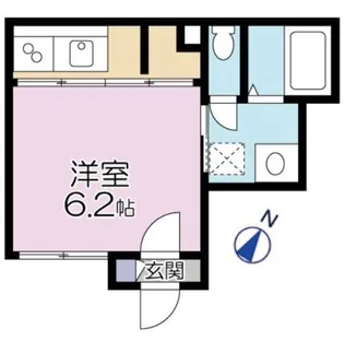 グリーンヒル不動前【1階】の間取り
